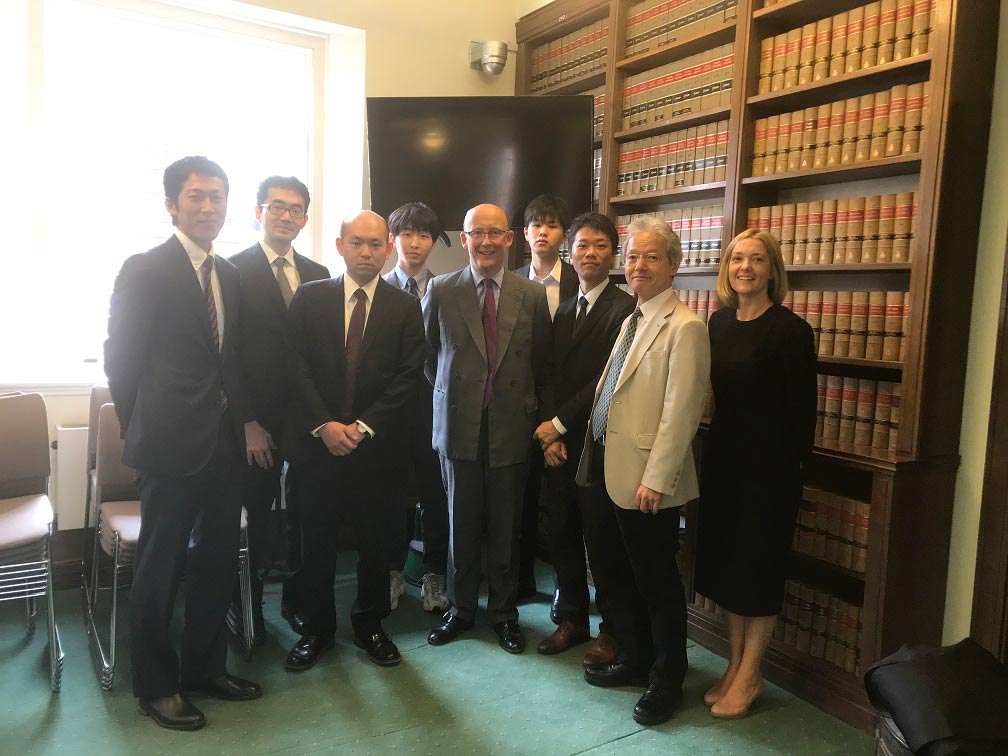 Chuo Tokyo University students introduced to law in the UK